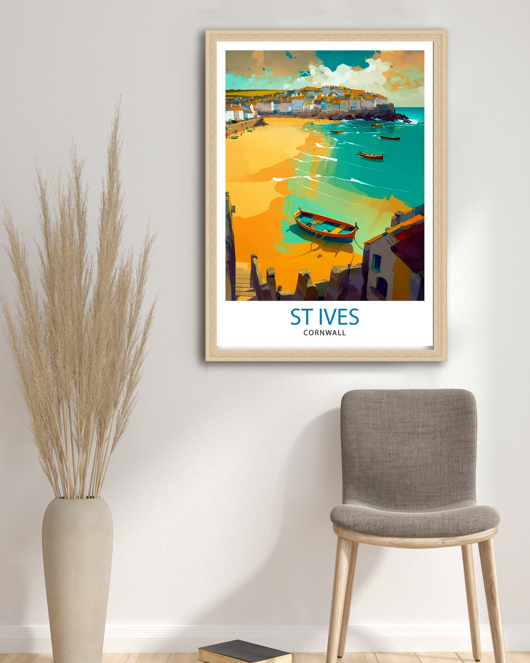 St Ives Cornwall Travel Poster St Ives