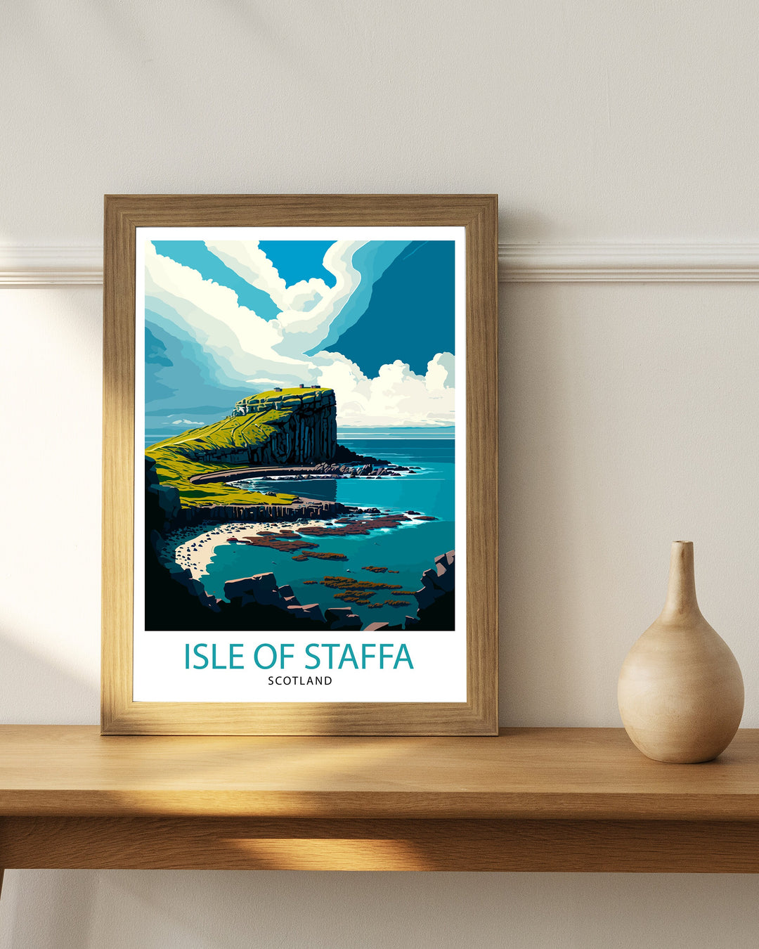 Staffa Scotland Travel Poster Staffa