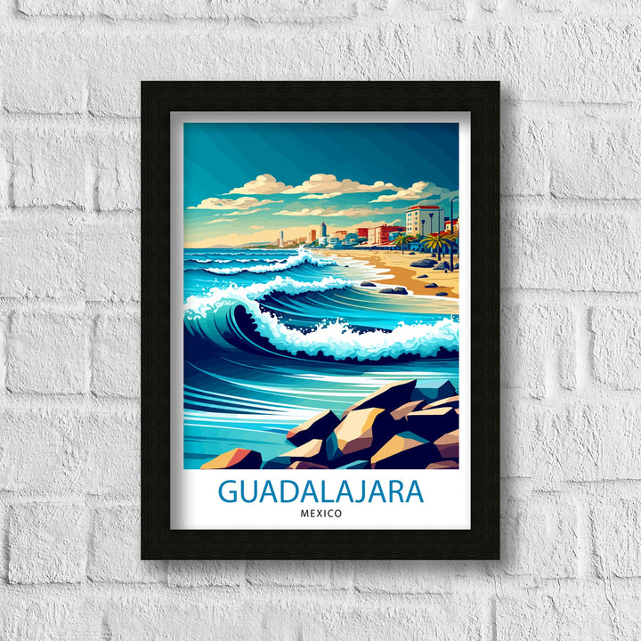 Guadalajara Mexico Travel Poster Guadalajara