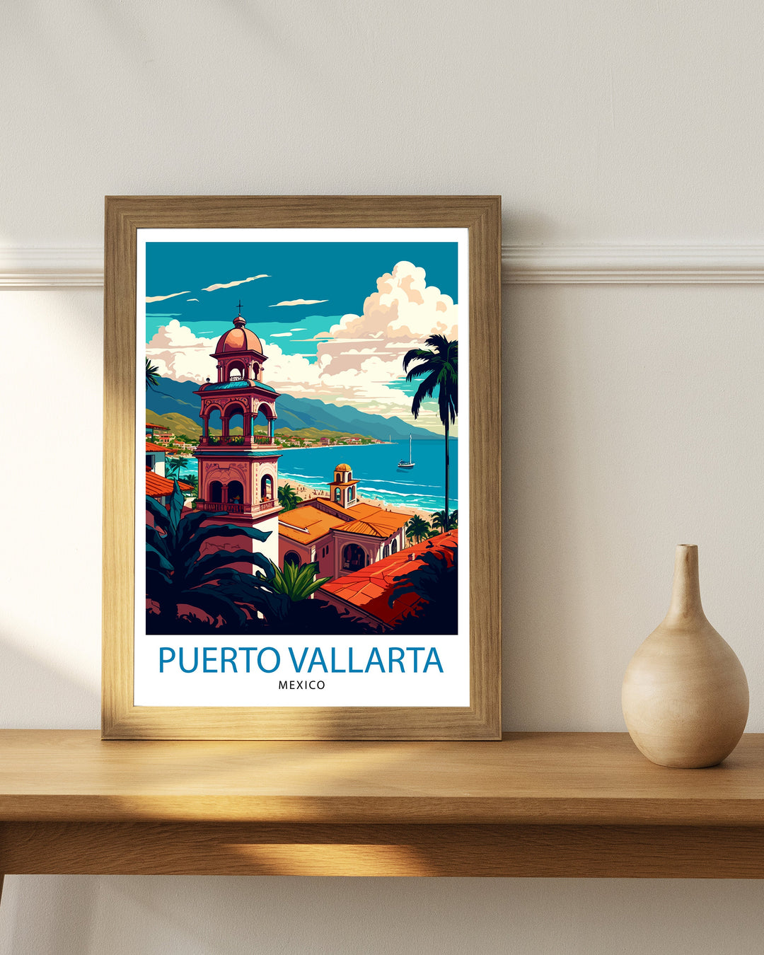 Puerto Vallarta Travel Poster Puerto Vallarta