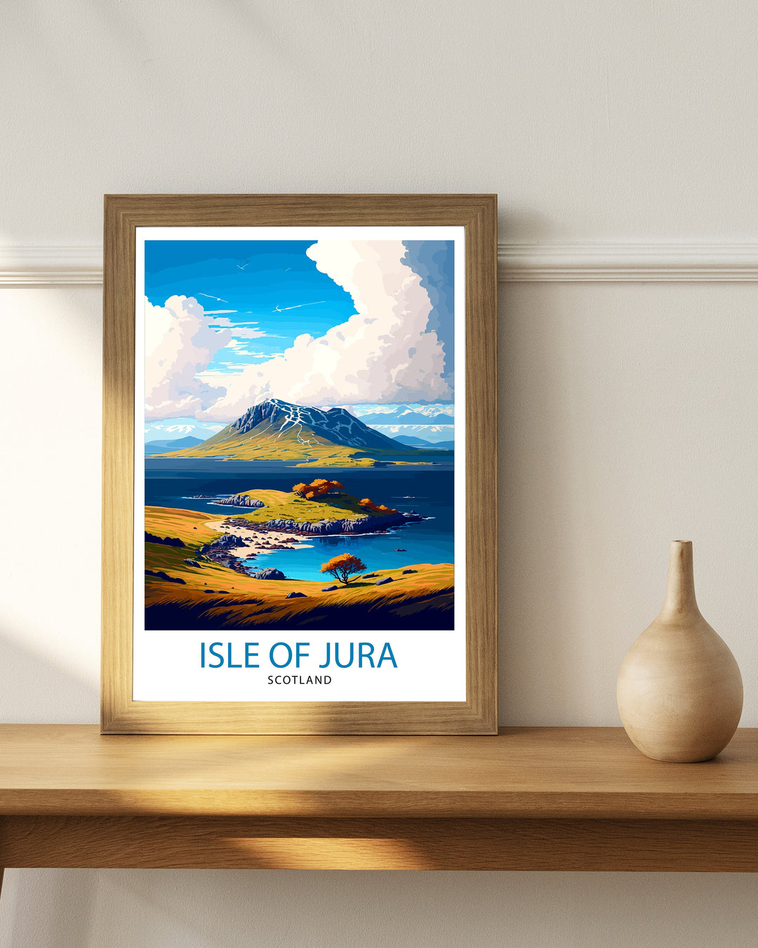 Isle of Jura Scotland Travel Poster Jura