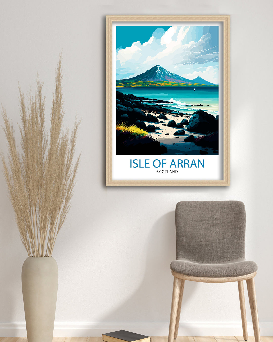 Isle of Arran Scotland Travel Poster Arran