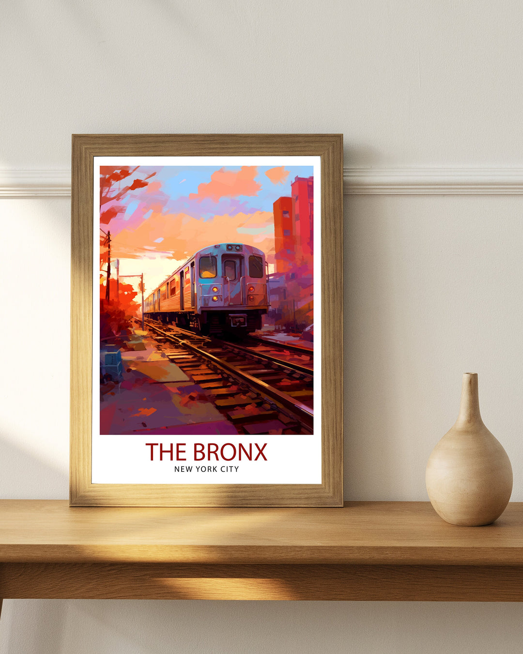 The Bronx New York Travel Poster