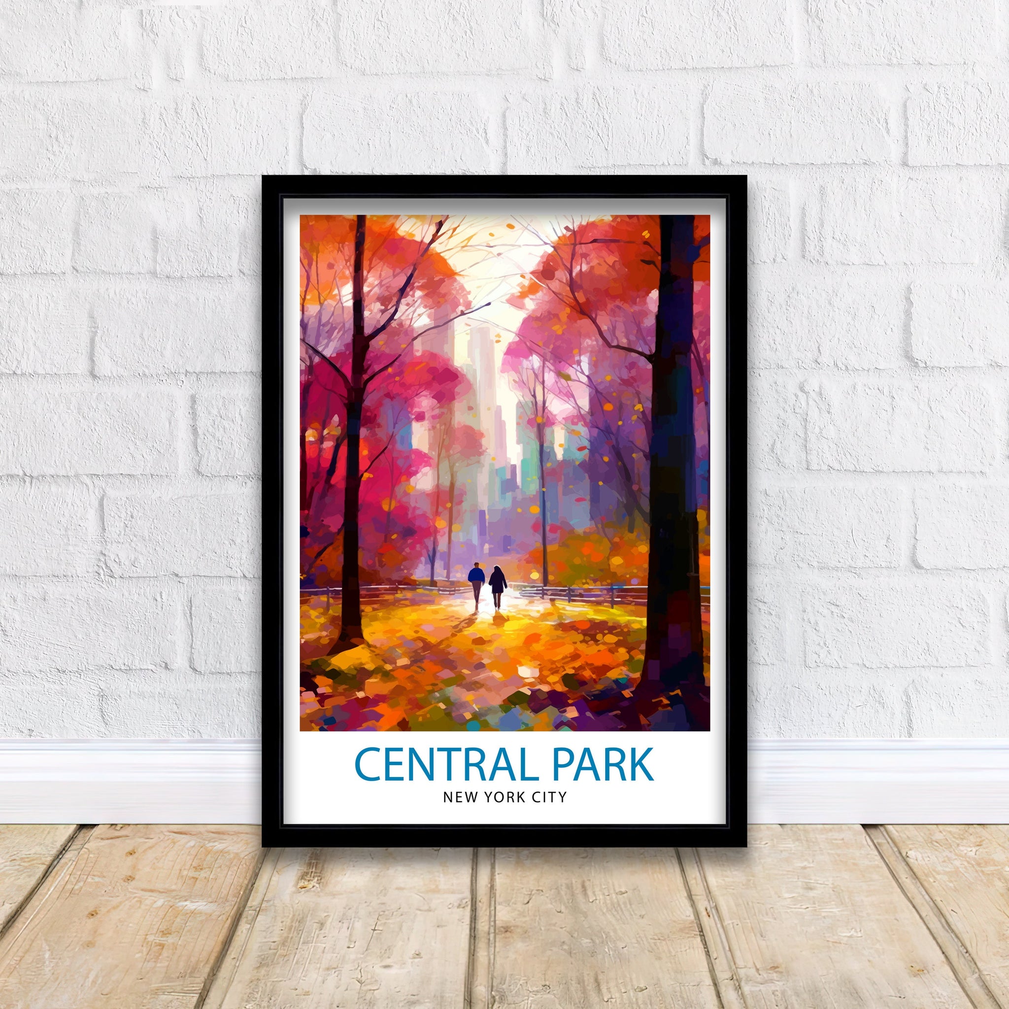 Central Park New York Travel Print| Central Park Wall Decor Central Park Poster New York City Travel Prints Central Park Art Print
