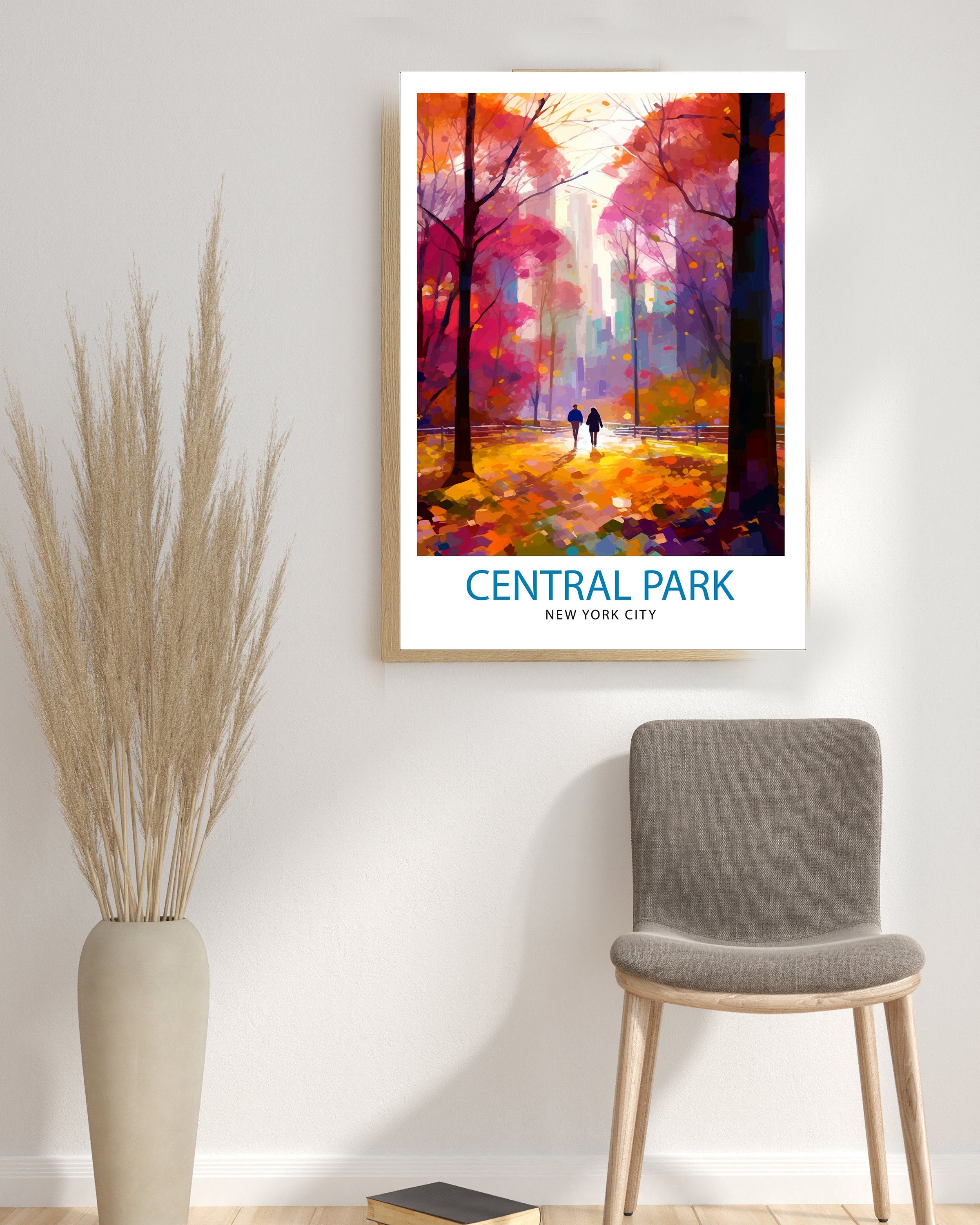 Central Park New York Travel Print| Central Park Wall Decor Central Park Poster New York City Travel Prints Central Park Art Print