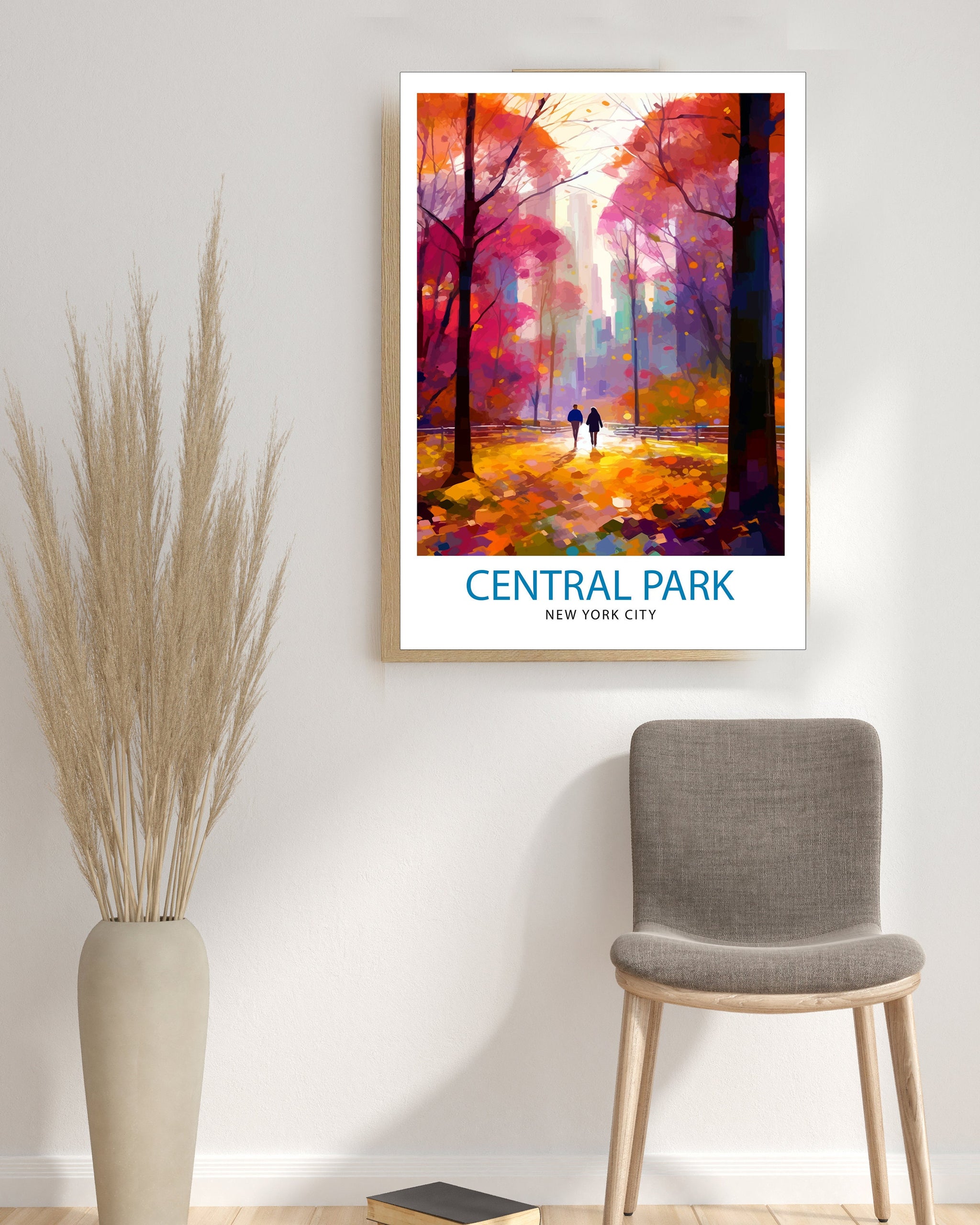 Central Park New York Travel Print| Central Park Wall Decor Central Park Poster New York City Travel Prints Central Park Art Print