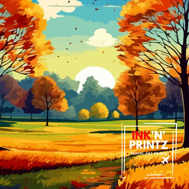 Prospect Park Brooklyn Travel Poster