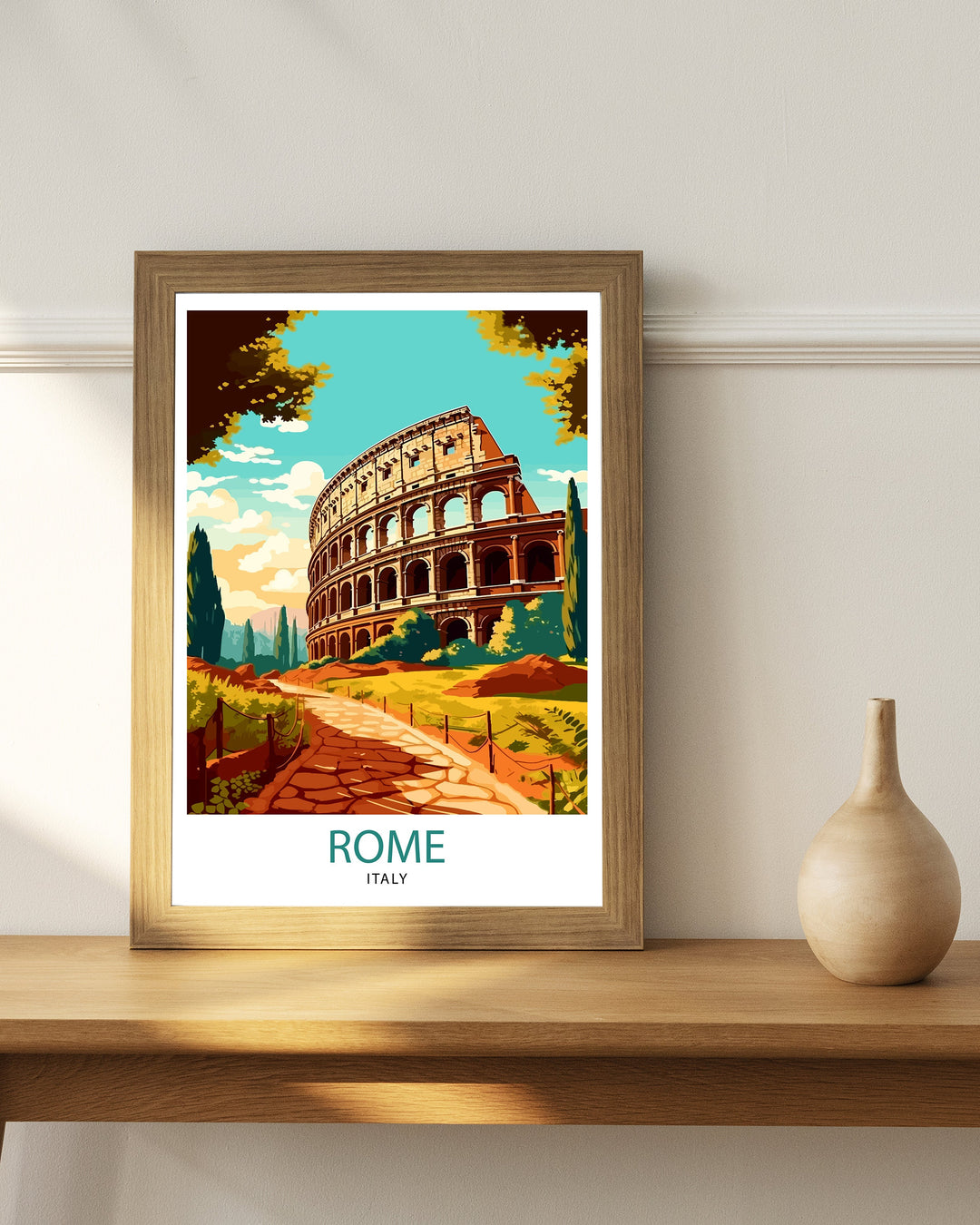 Rome Italy Travel Poster Rome