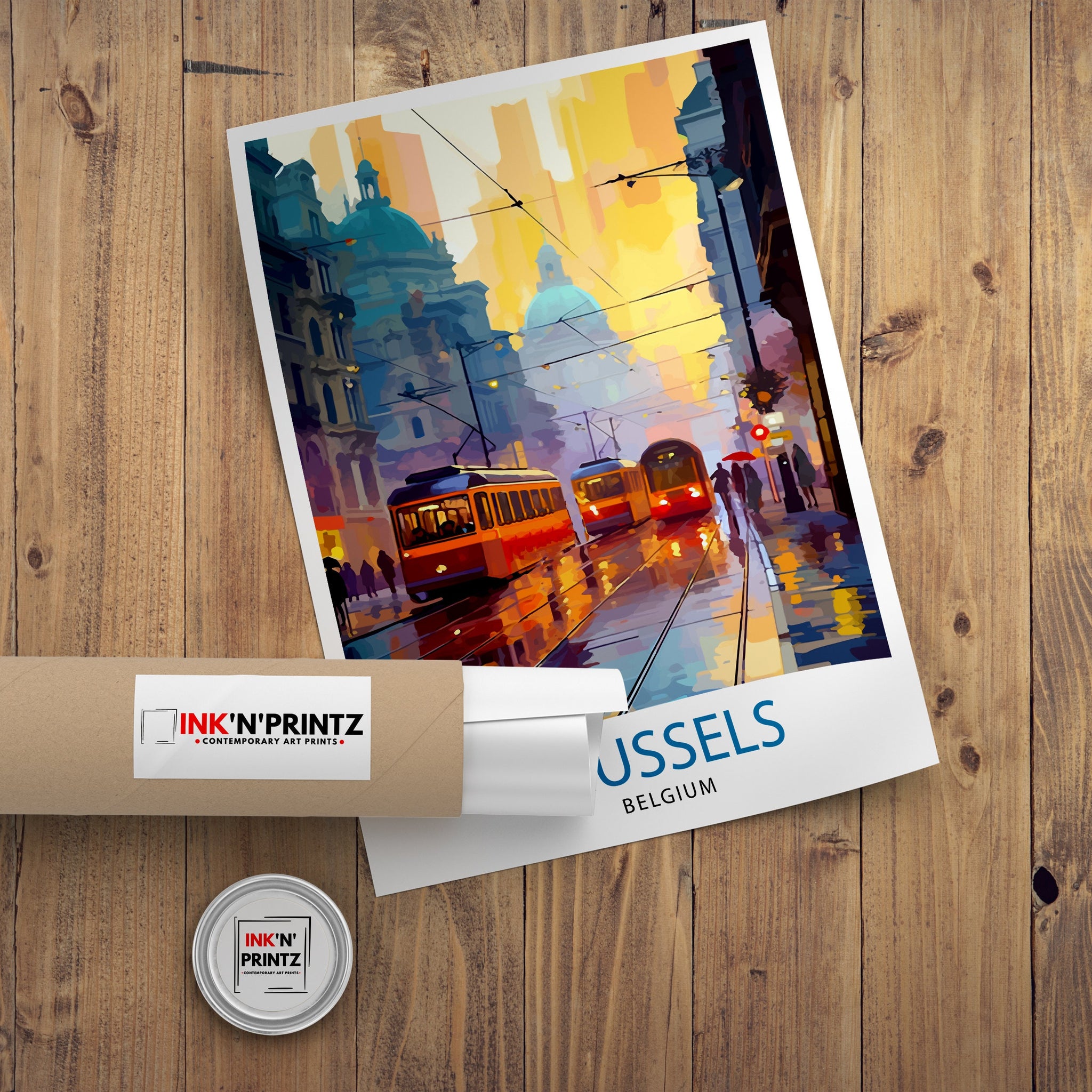 Brussels Belgium Travel Print Brussels Wall Decor Brussels Poster Belgium Travel Prints Brussels Art Print Brussels Illustration Brussels