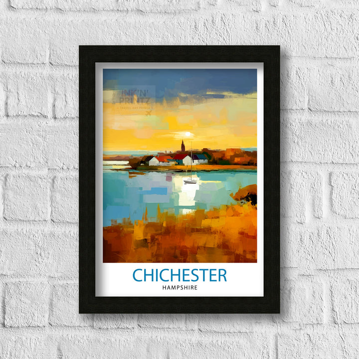 Chichester Harbour Travel Poster Chichester Harbour