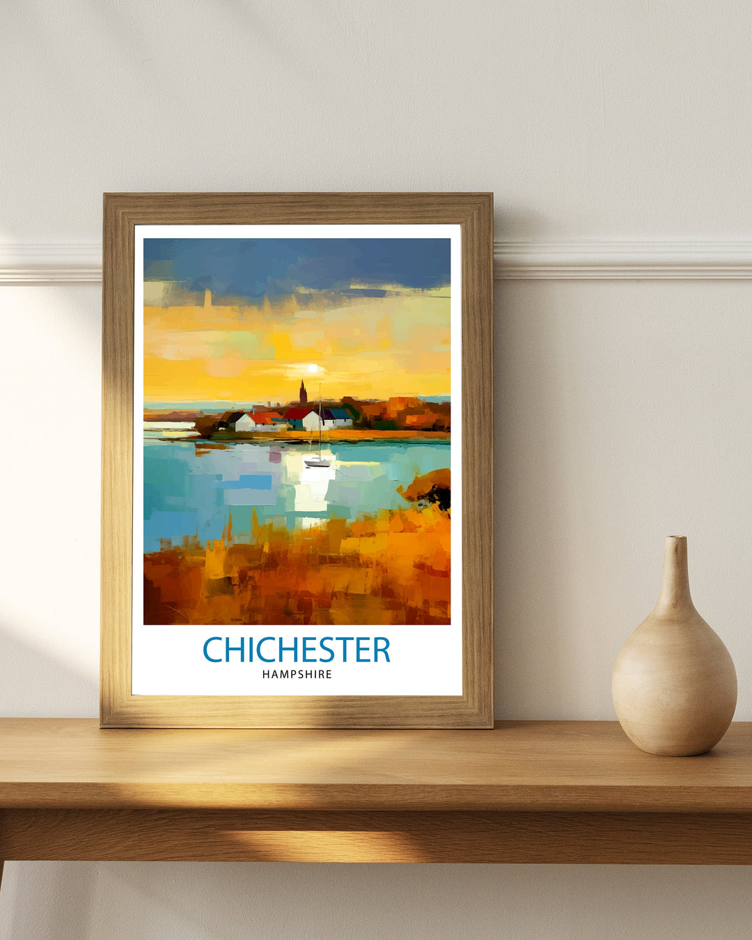 Chichester Harbour Travel Poster Chichester Harbour