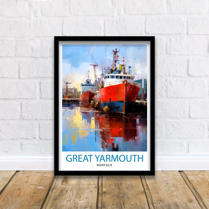 Great Yarmouth Travel Poster Great Yarmouth