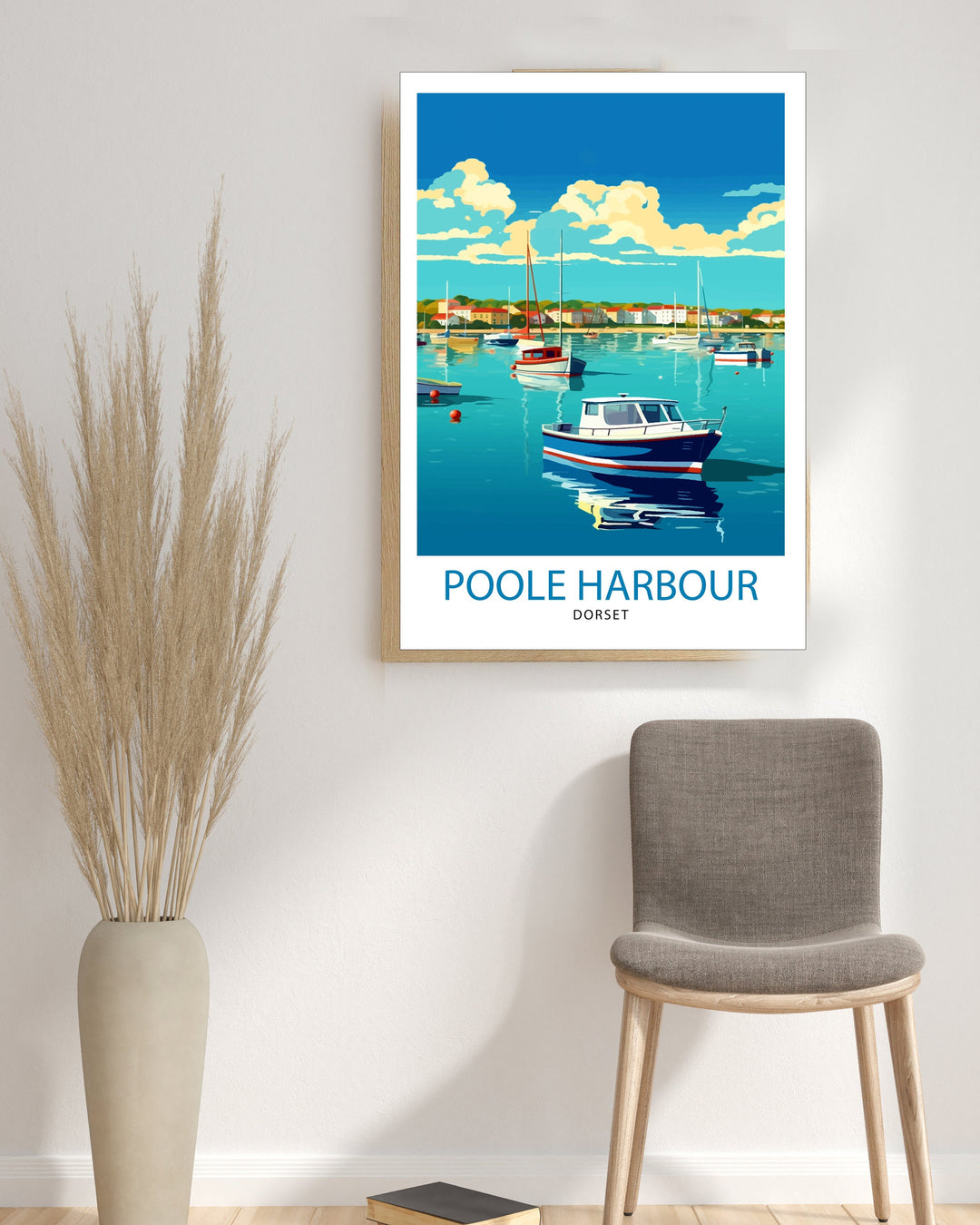 Poole Harbour Dorset Travel Poster Poole Harbour