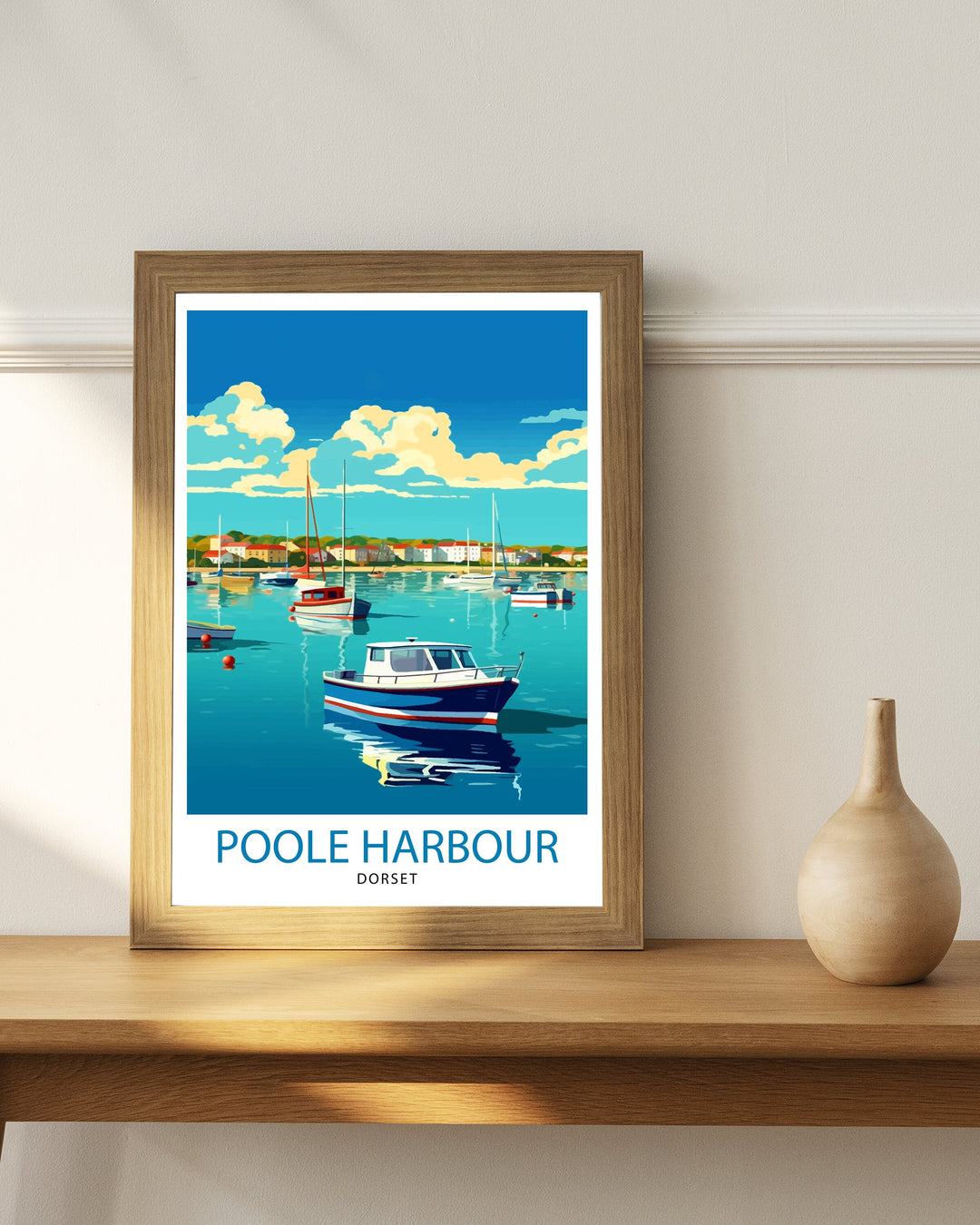 Poole Harbour Dorset Travel Poster Poole Harbour