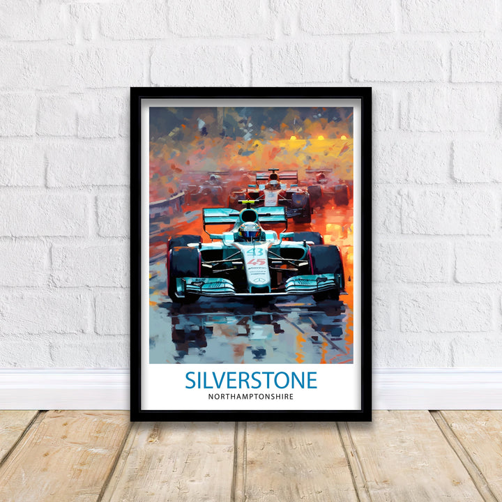 Silverstone Travel Poster