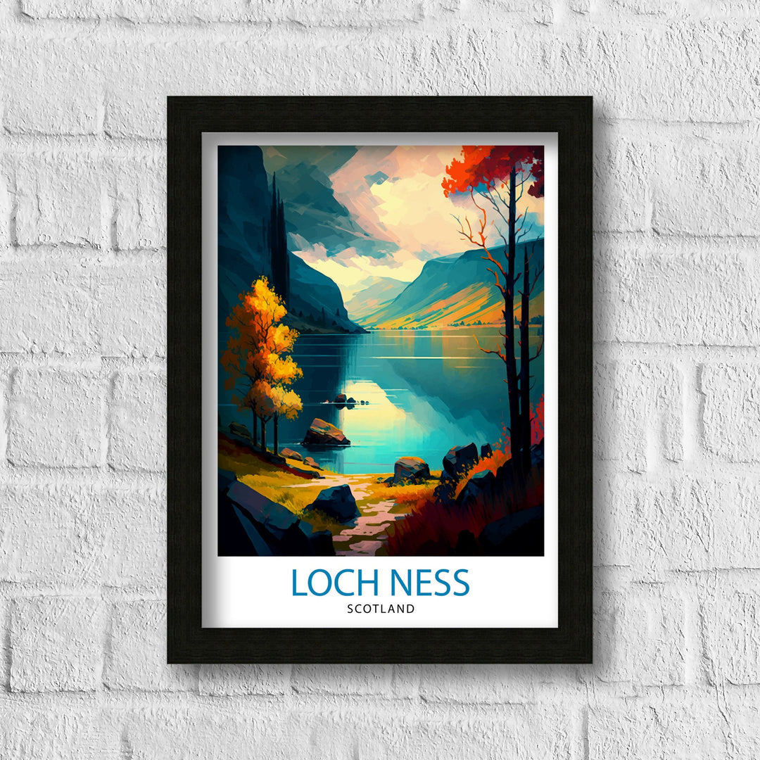 Loch Ness Travel Poster Loch Ness