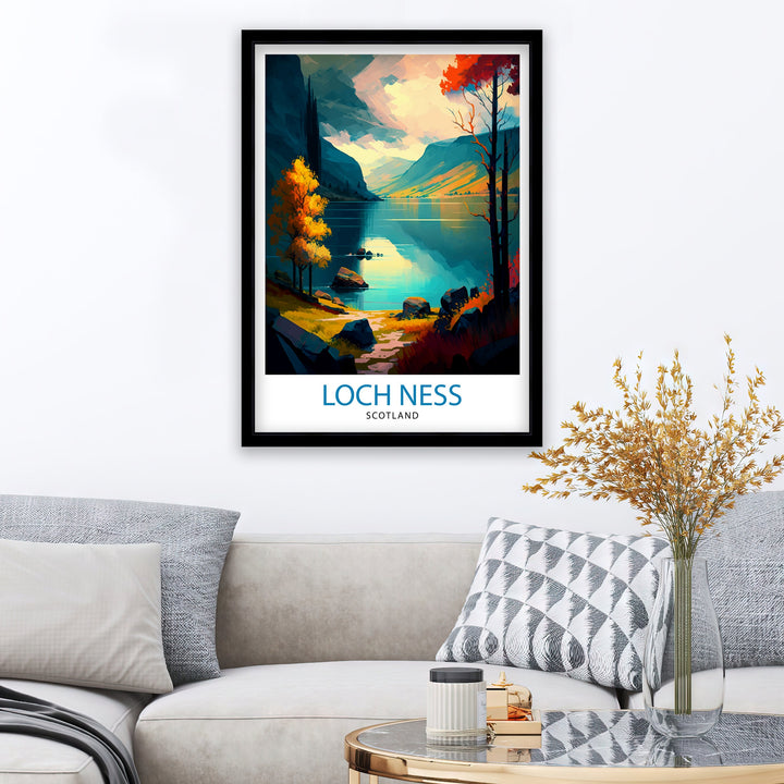 Loch Ness Travel Poster Loch Ness