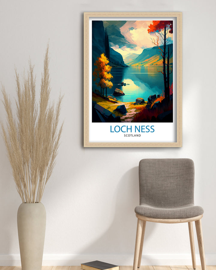 Loch Ness Travel Poster Loch Ness