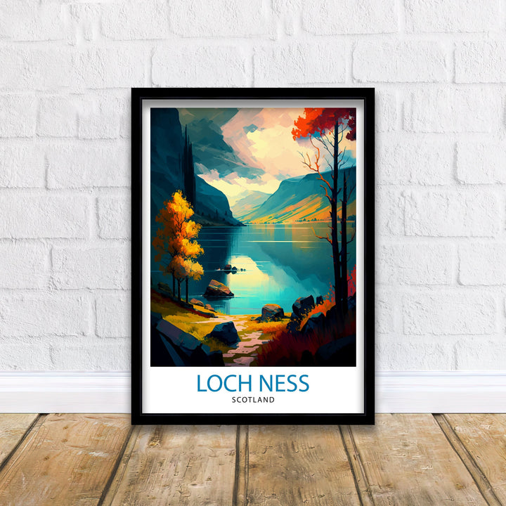 Loch Ness Travel Poster Loch Ness