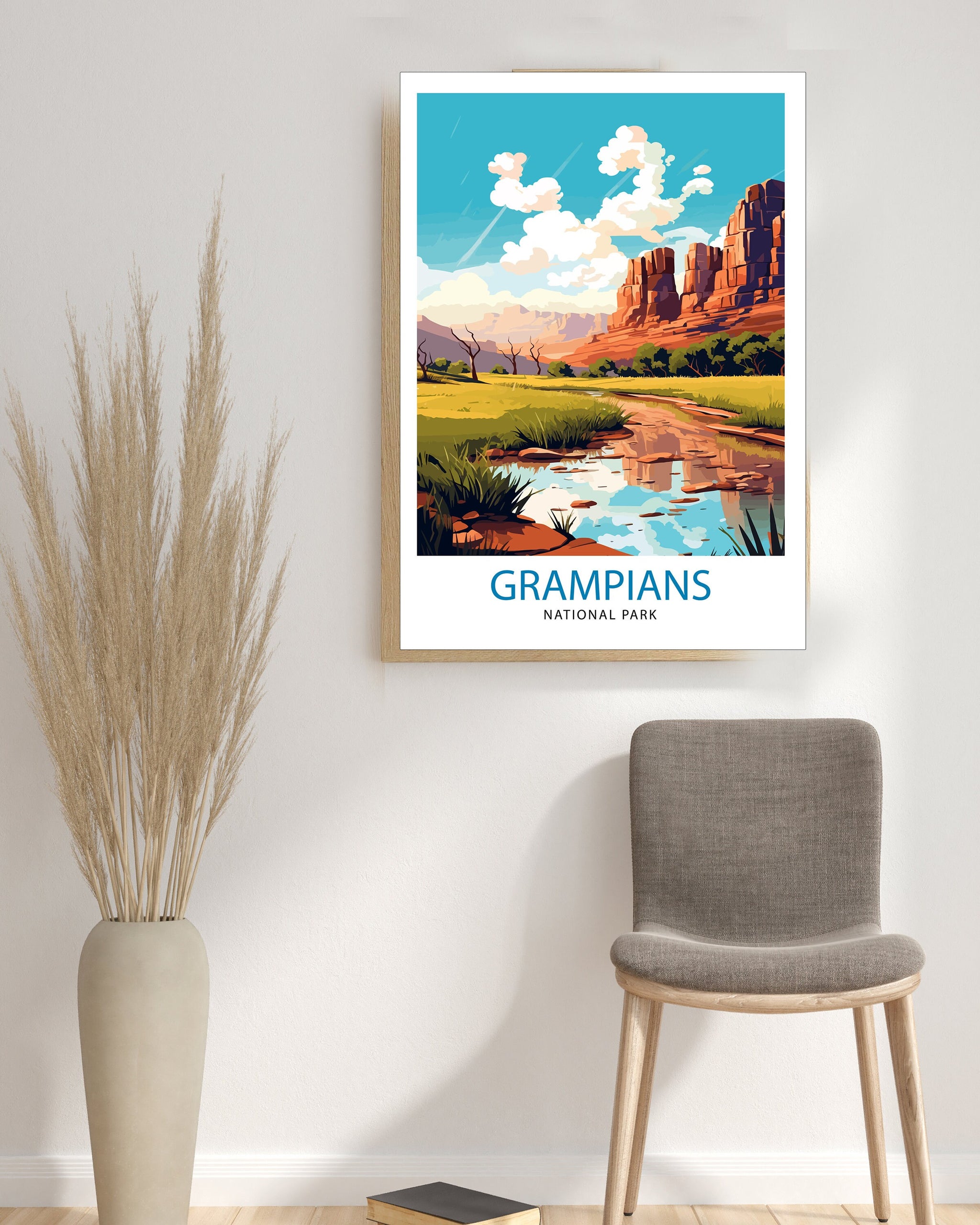 Grampians National Park Australia Travel Print Nature Wall Decor Grampians Landscape Poster Australian National Park Prints Grampians Art