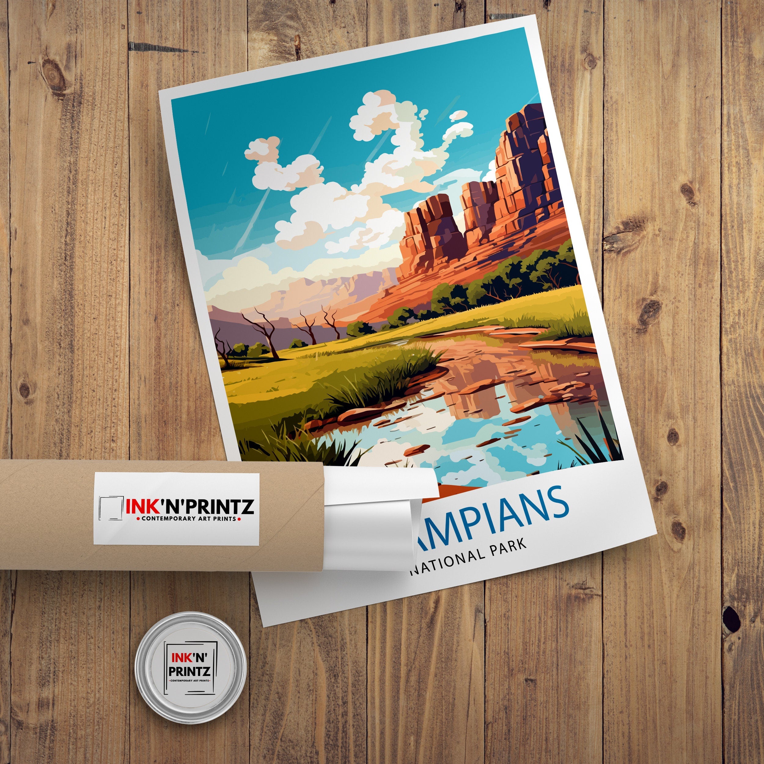 Grampians National Park Australia Travel Print Nature Wall Decor Grampians Landscape Poster Australian National Park Prints Grampians Art