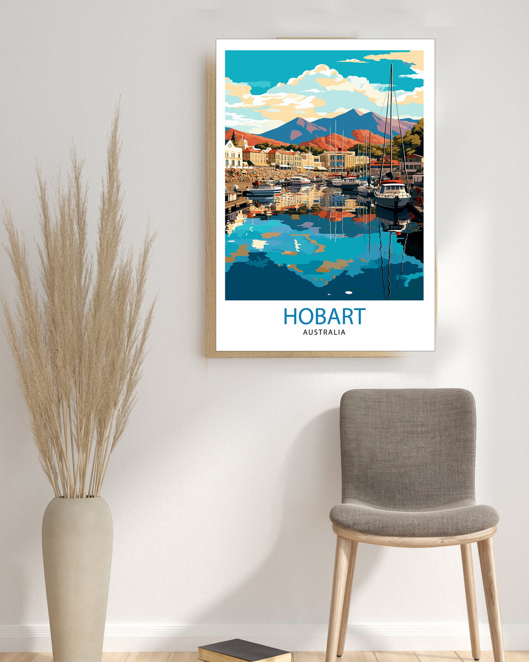 Hobart Australia Travel Poster Tasmania