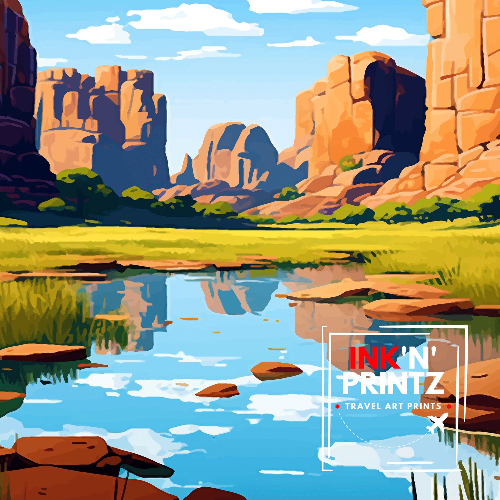 Kakadu Australia Travel Print Australian Outback Wall Decor Kakadu National Park Poster Nature Travel Prints Kakadu Art Print Wildlife
