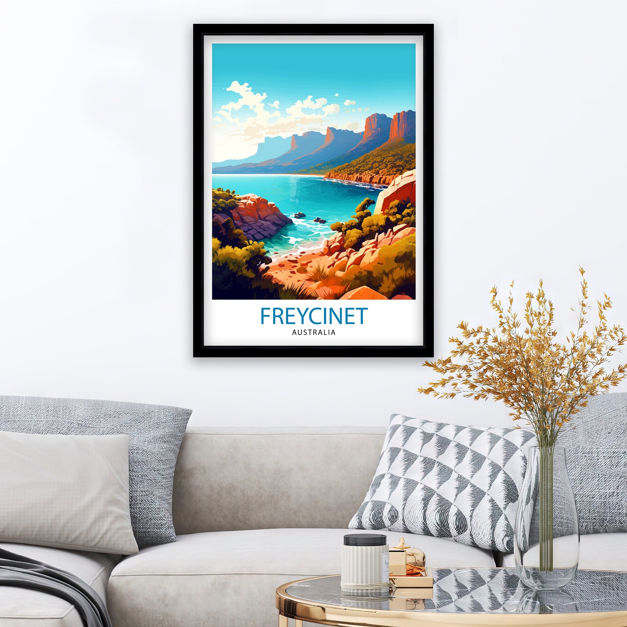 Freycinet National Park, Tasmania Art Print, Coastal Decor