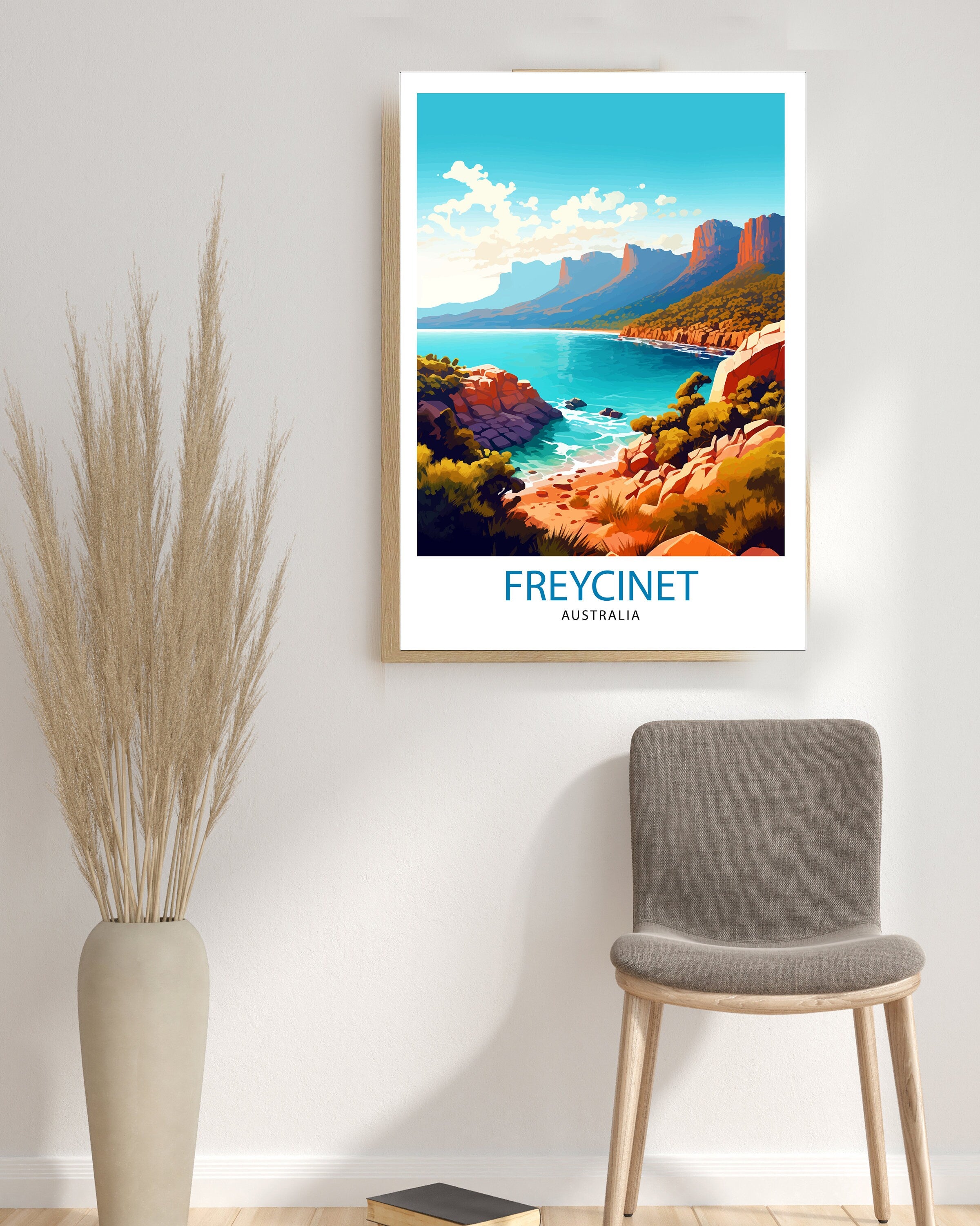 Freycinet National Park, Tasmania Art Print, Coastal Decor