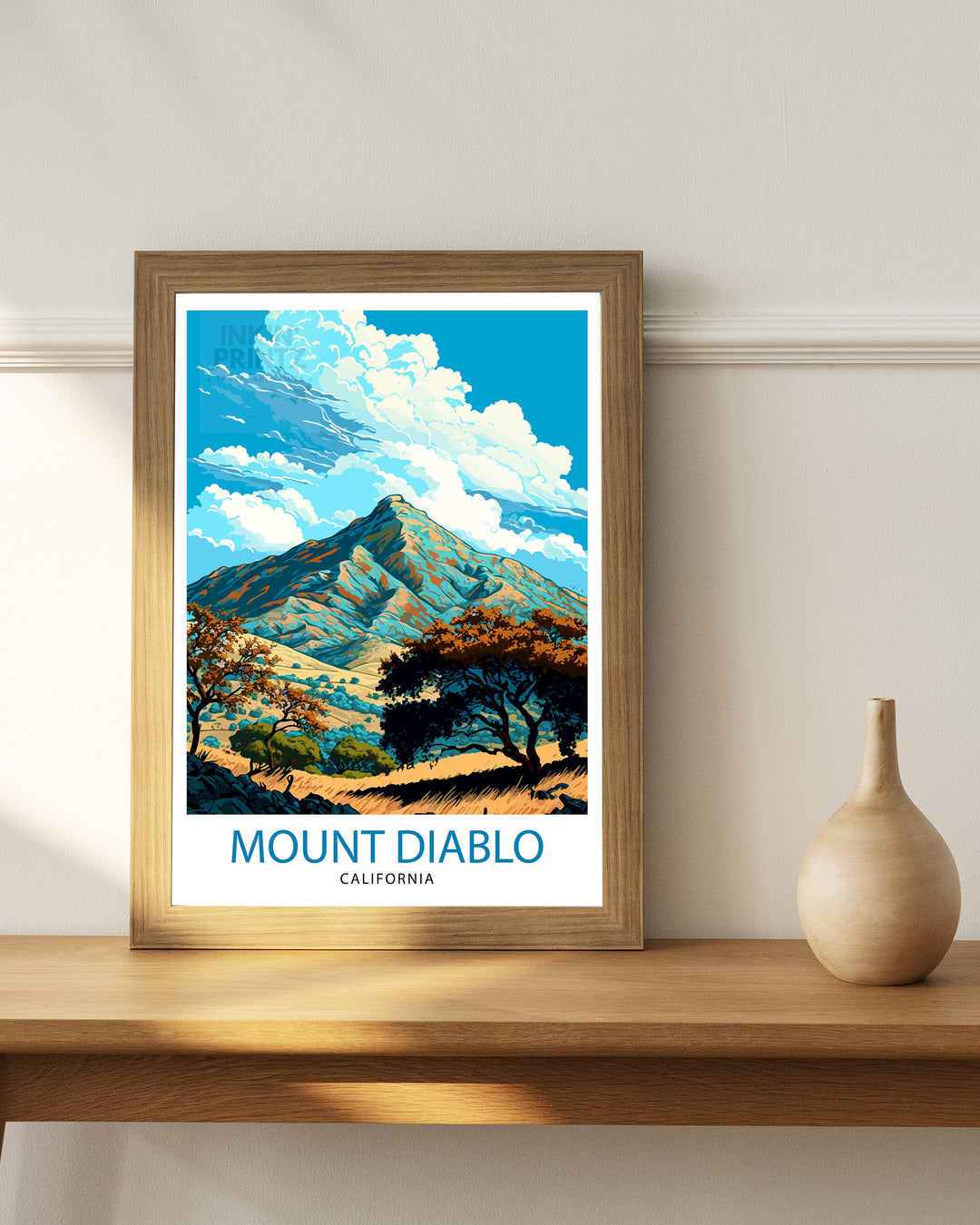 Mount Diablo Travel Poster