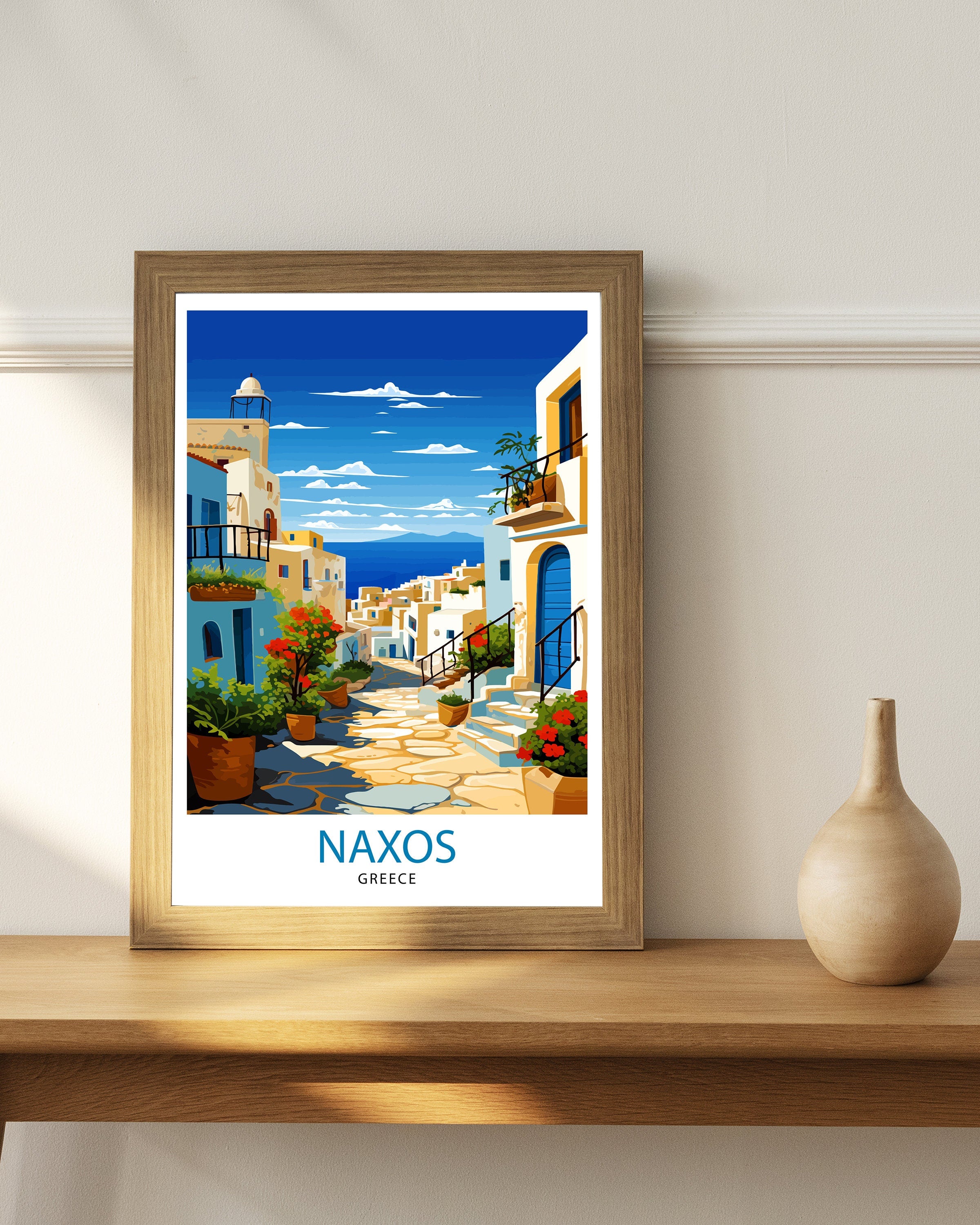 Rhodes Greece Travel Print Rhodes Wall Decor Greek Island Poster Rhodes Travel Prints Rhodes Island Art Print Rhodes Illustration Greece