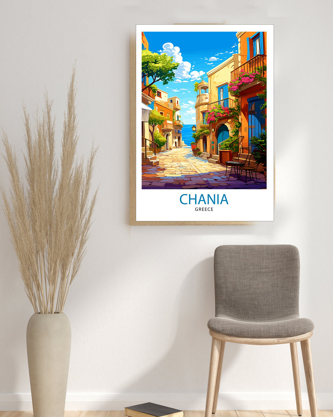 Chania Greece Travel Poster Chania