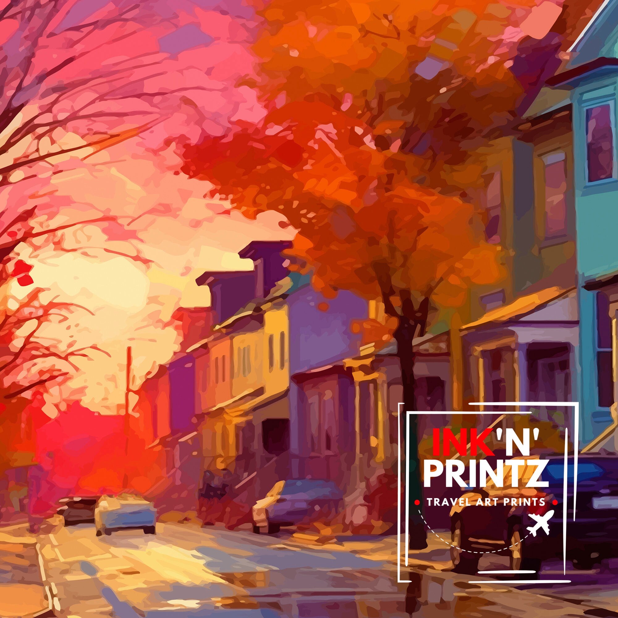 Staten Island New York Travel Print| Staten Island Wall Decor Staten Island Poster New York Travel Prints Staten Island Art Print Staten