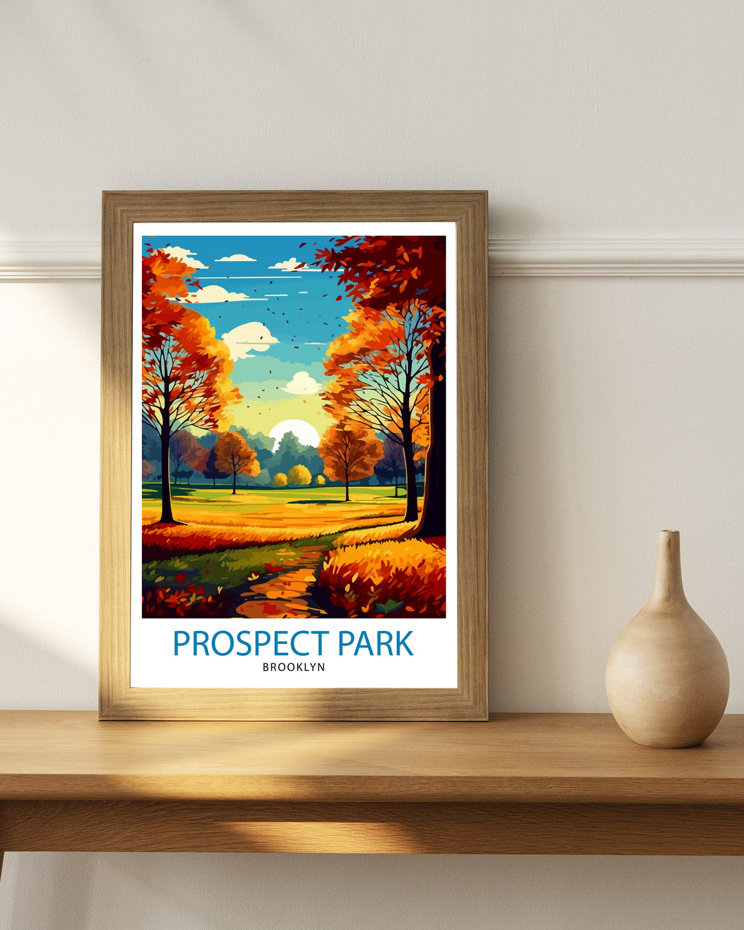 Prospect Park Brooklyn Travel Poster