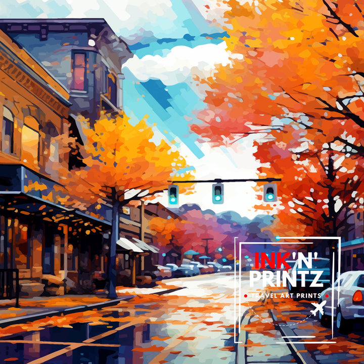 Fort Collins Colorado Travel Print Colorado Wall Decor Fort Collins Poster Rocky Mountain Travel Prints Colorado Art Print Fort Collins