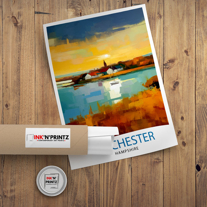 Chichester Harbour Travel Poster Chichester Harbour