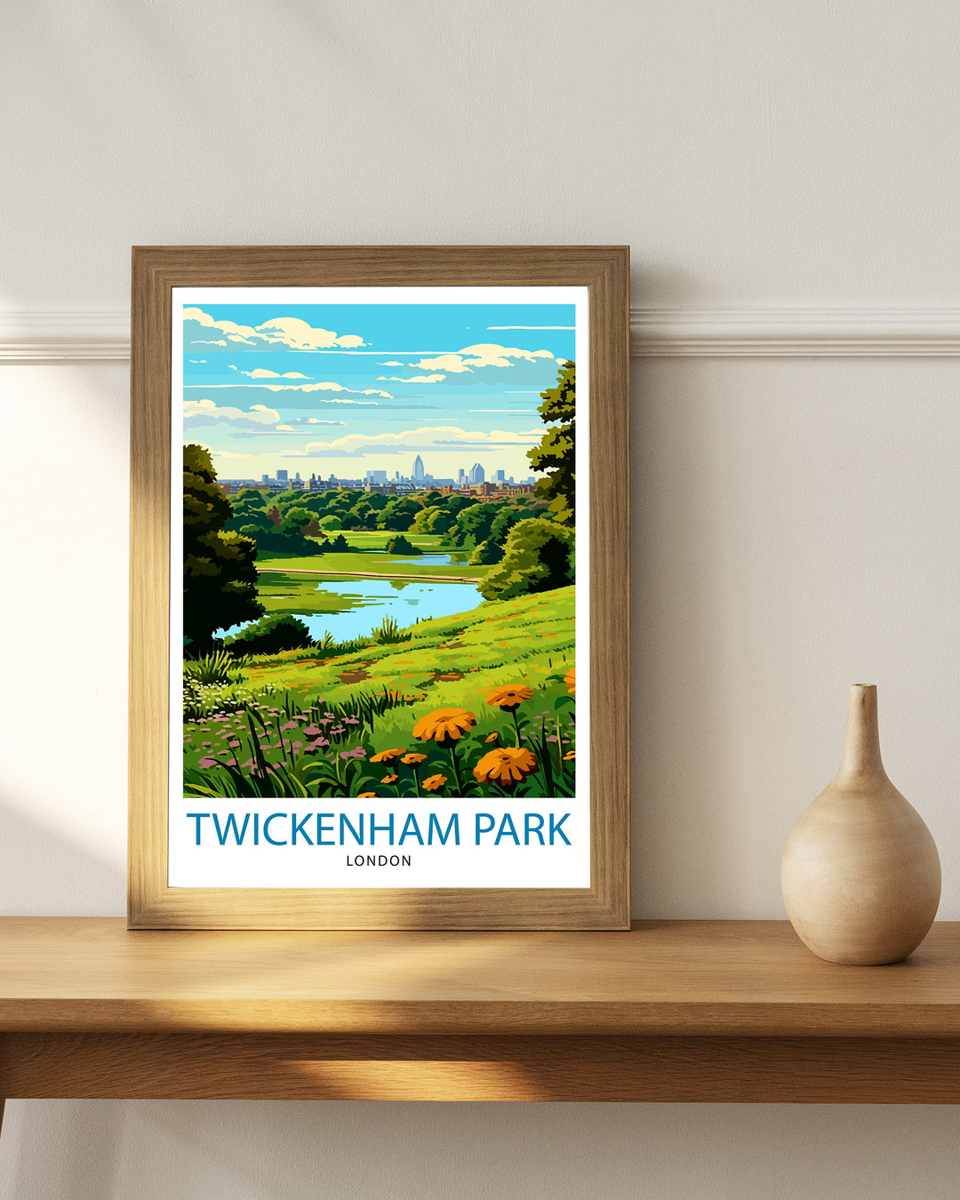 Twickenham Park London Travel Poster London