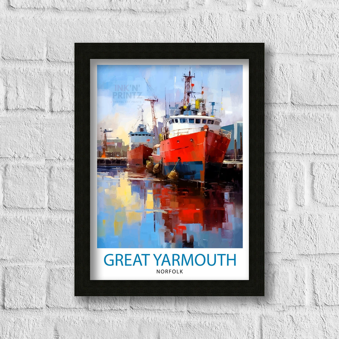 Great Yarmouth Travel Poster Great Yarmouth