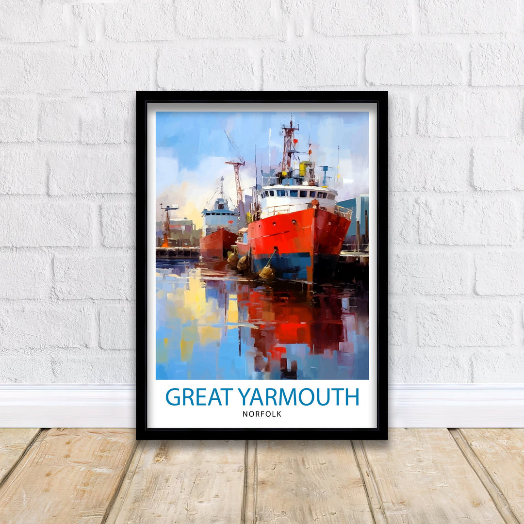 Great Yarmouth Travel Poster Great Yarmouth