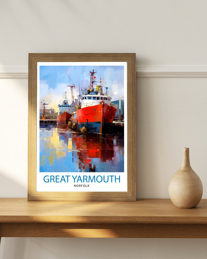 Great Yarmouth Travel Poster Great Yarmouth