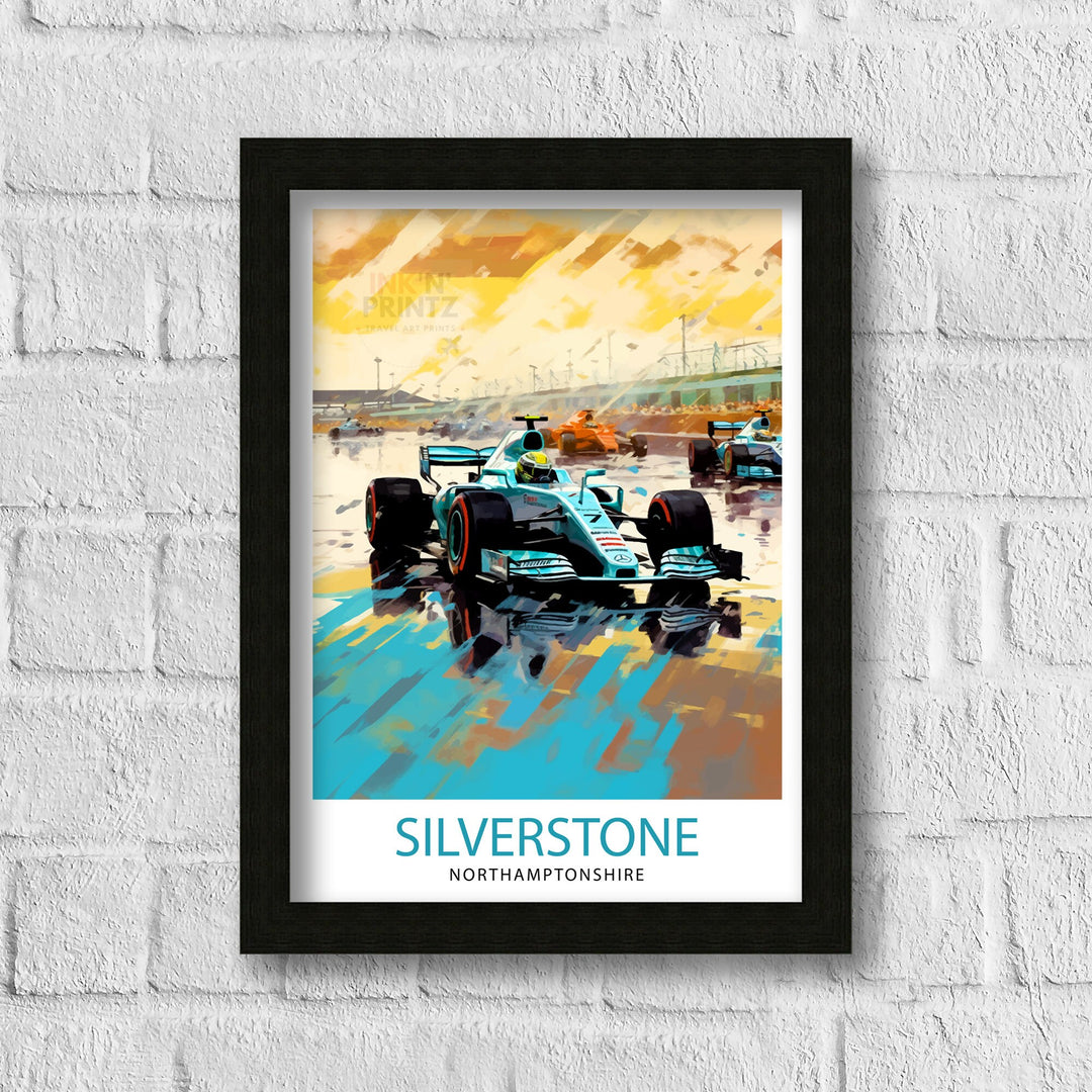 Silverstone Travel Poster