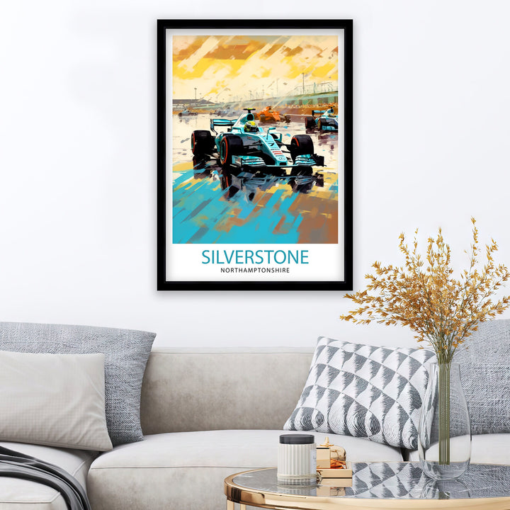 Silverstone Travel Poster