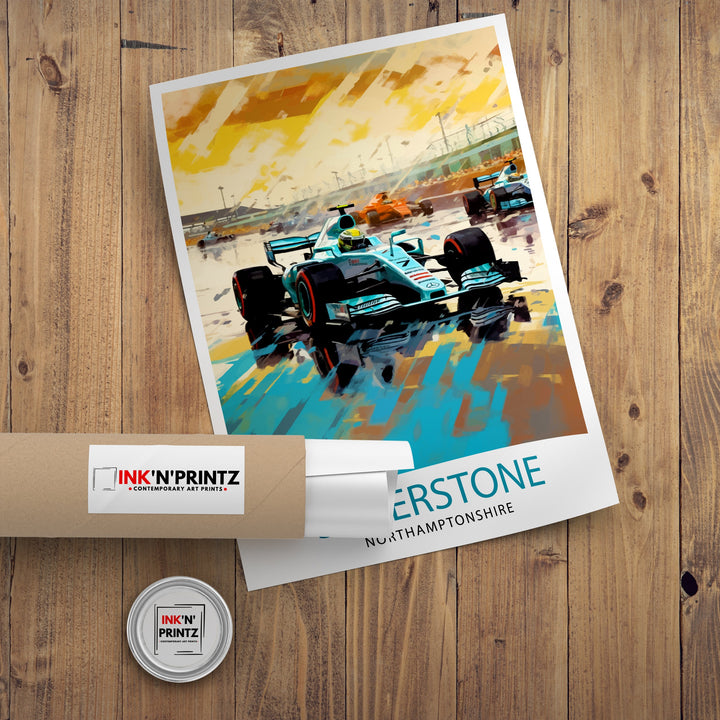 Silverstone Travel Poster