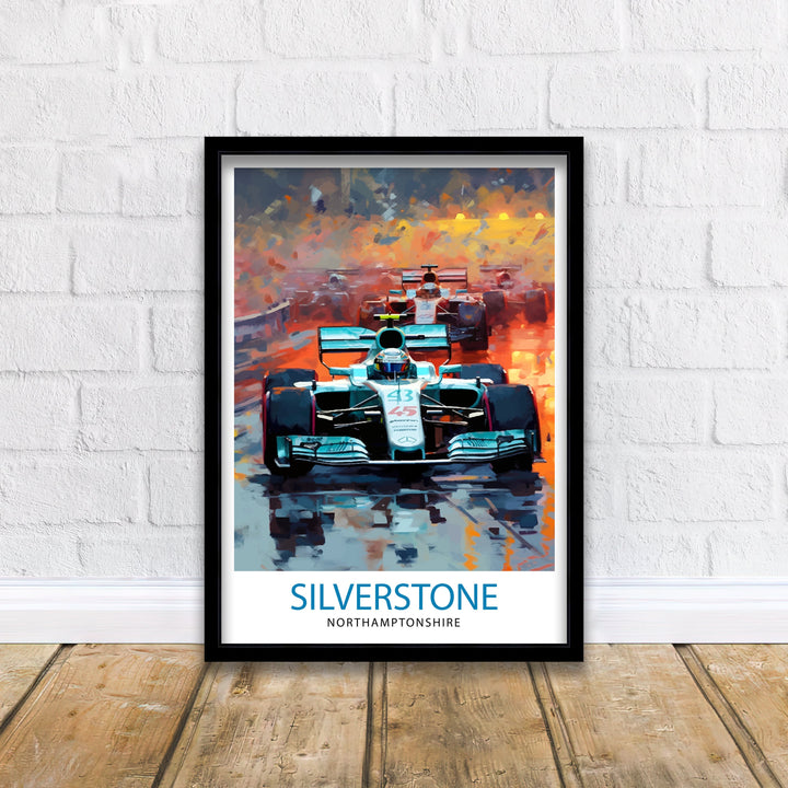 Silverstone Travel Poster