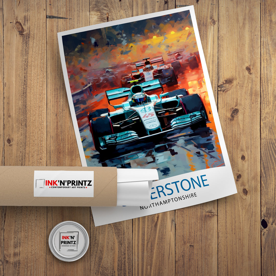 Silverstone Travel Poster