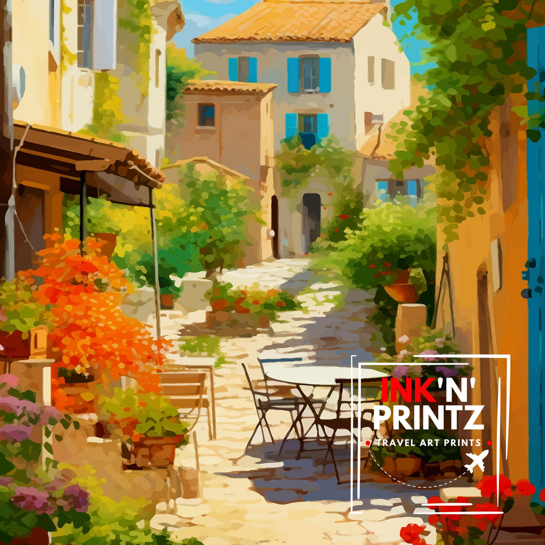 Provence France Travel Poster Provence