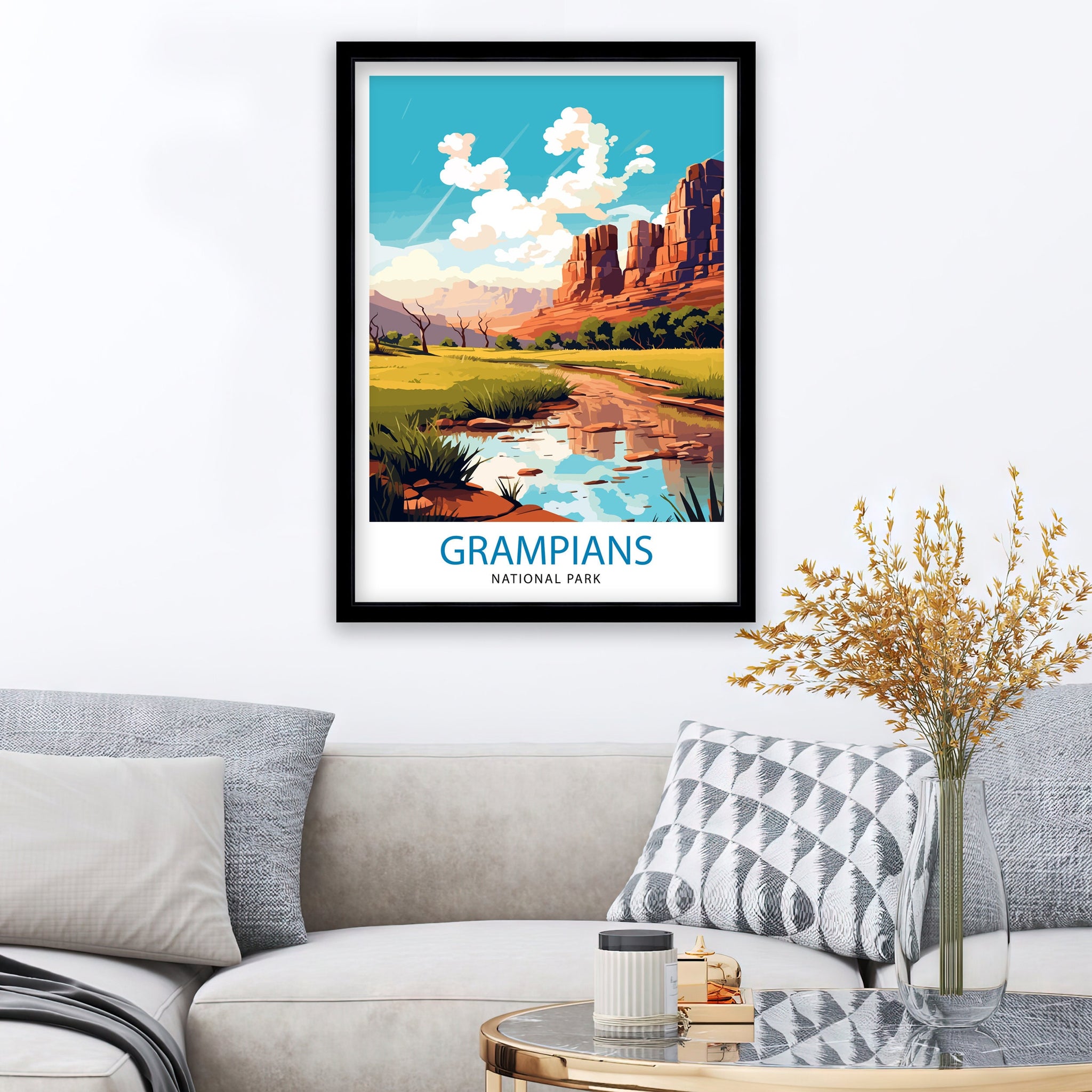 Grampians National Park Australia Travel Print Nature Wall Decor Grampians Landscape Poster Australian National Park Prints Grampians Art
