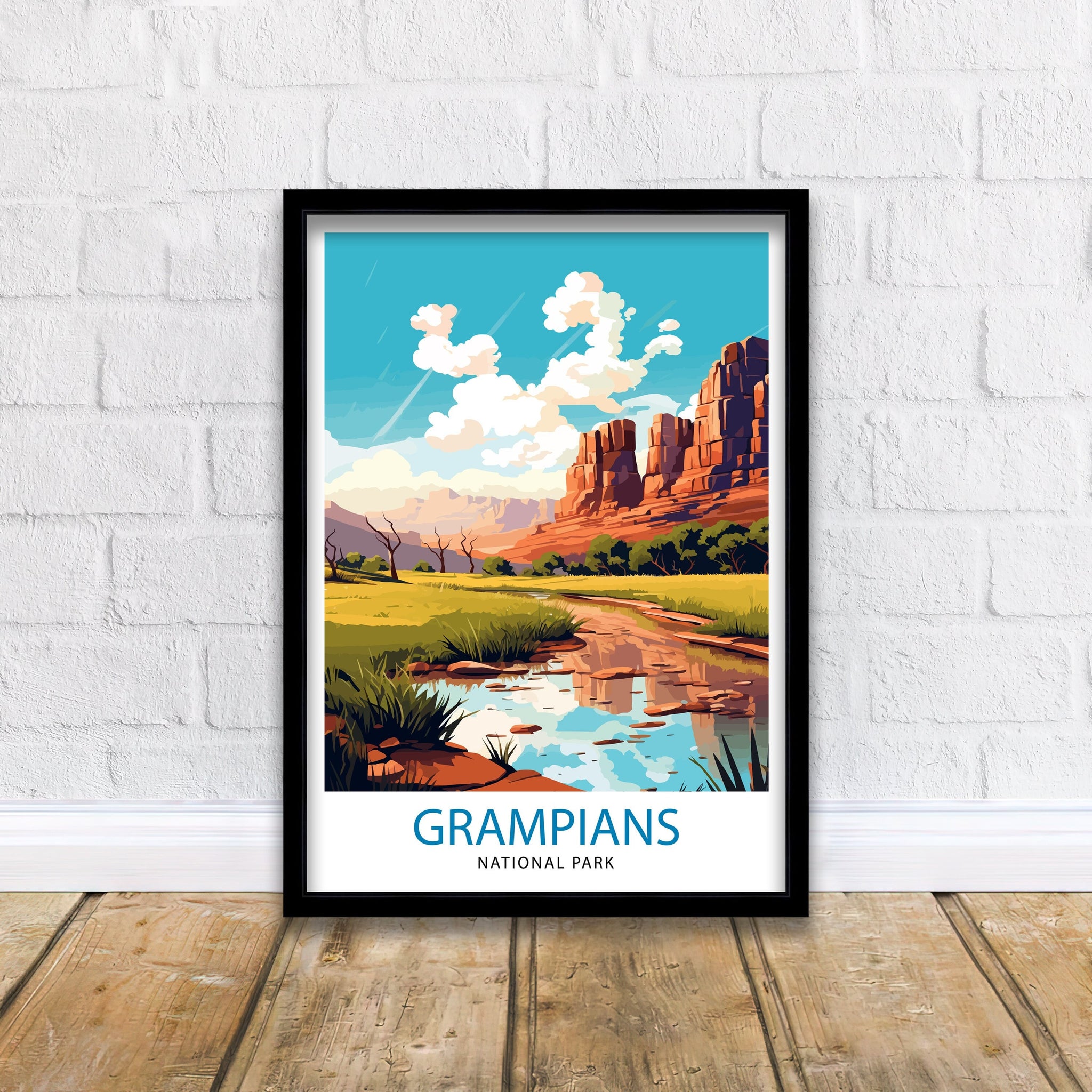 Grampians National Park Australia Travel Print Nature Wall Decor Grampians Landscape Poster Australian National Park Prints Grampians Art