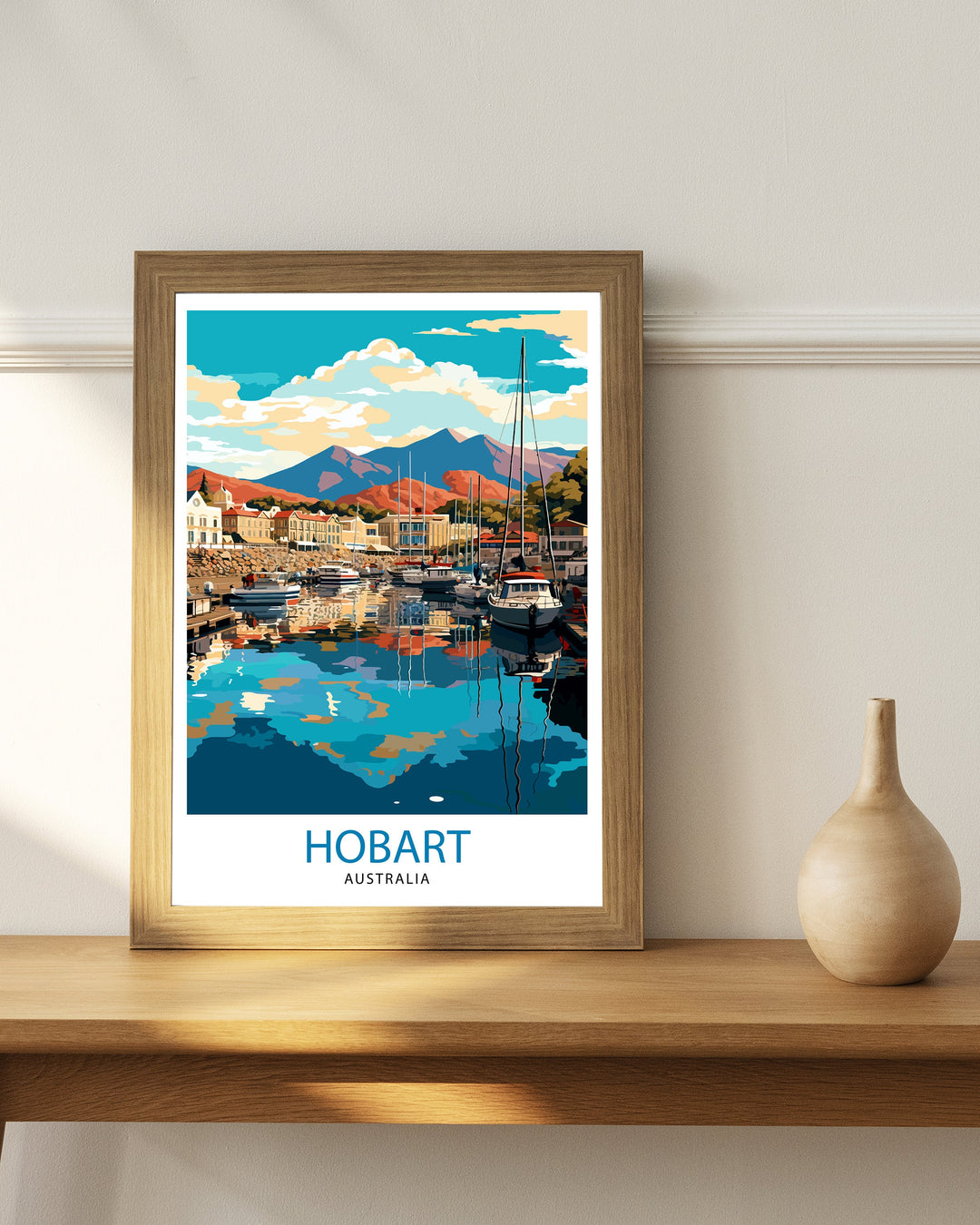 Hobart Australia Travel Poster Tasmania