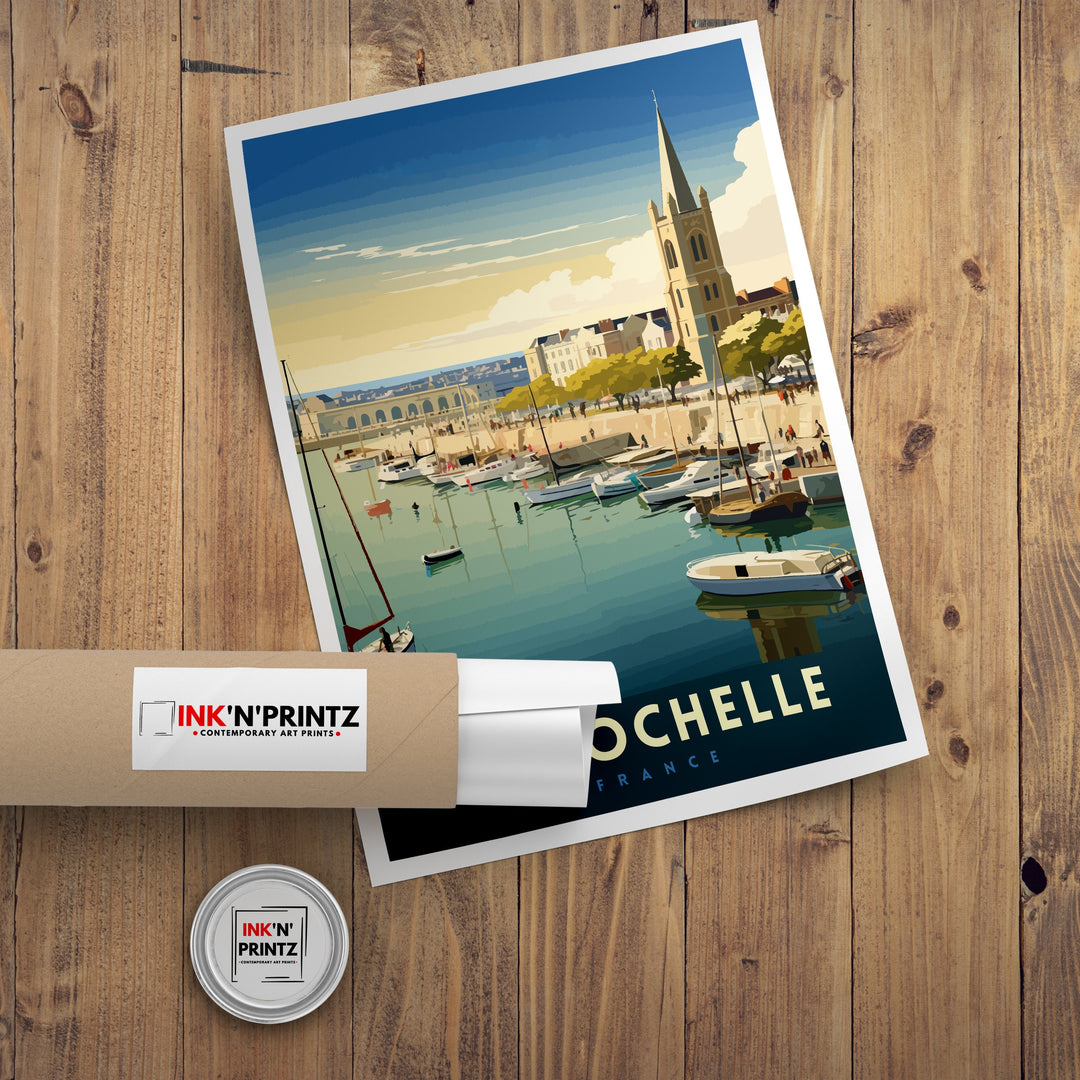 La Rochelle Travel Poster La Rochelle